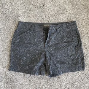 Eddie Bauer Gray Camo Shorts